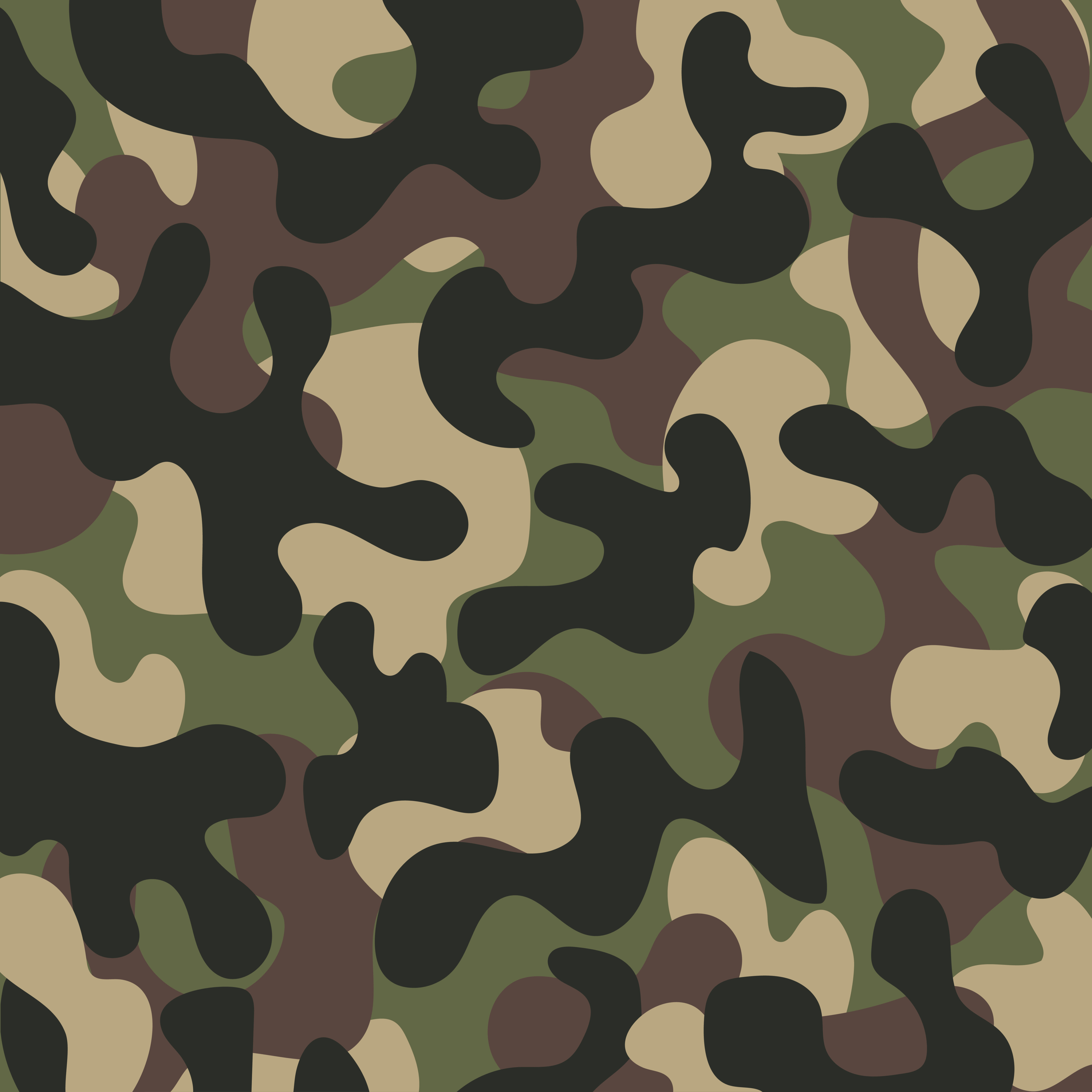 Military camouflage pattern background Free Vector