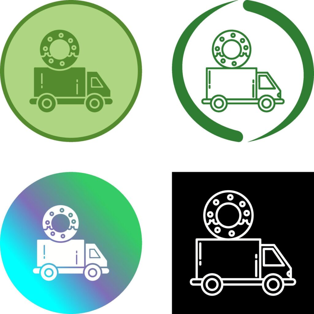 Delivery Truck Icon Design Stock Free