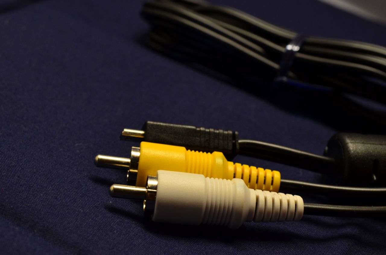 Cables Aux Video Stock Free