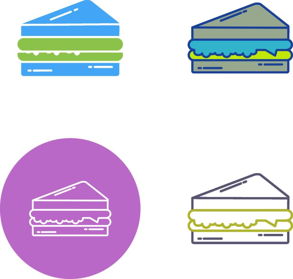 Sandwich Icon Design Stock Free