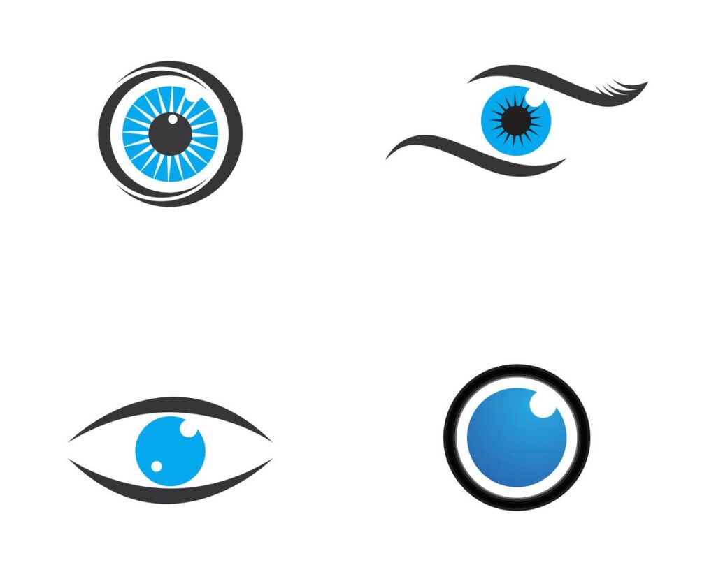 Eye Care vector logo design template Stock Free