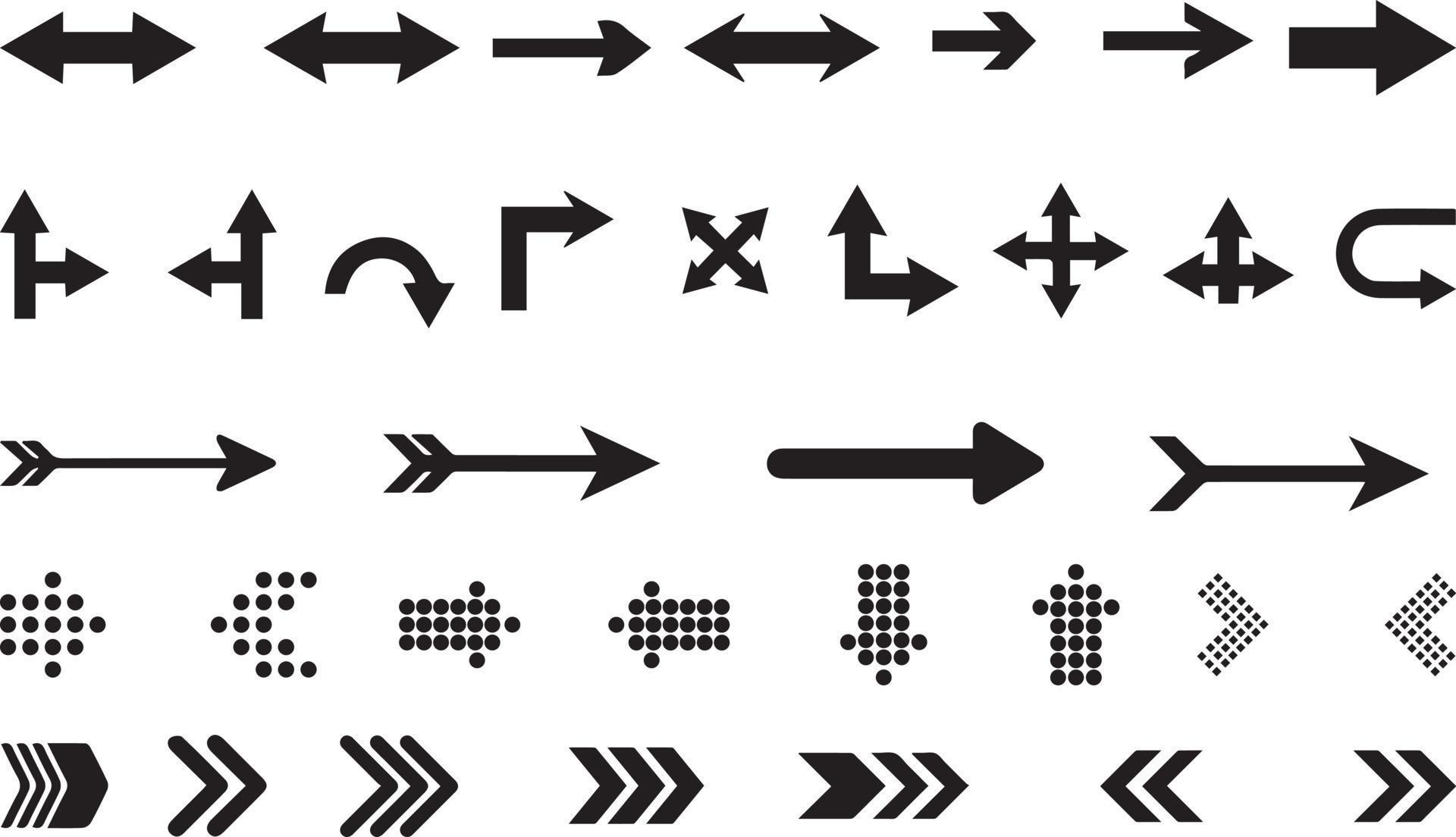 arrows sign vector Stock Free