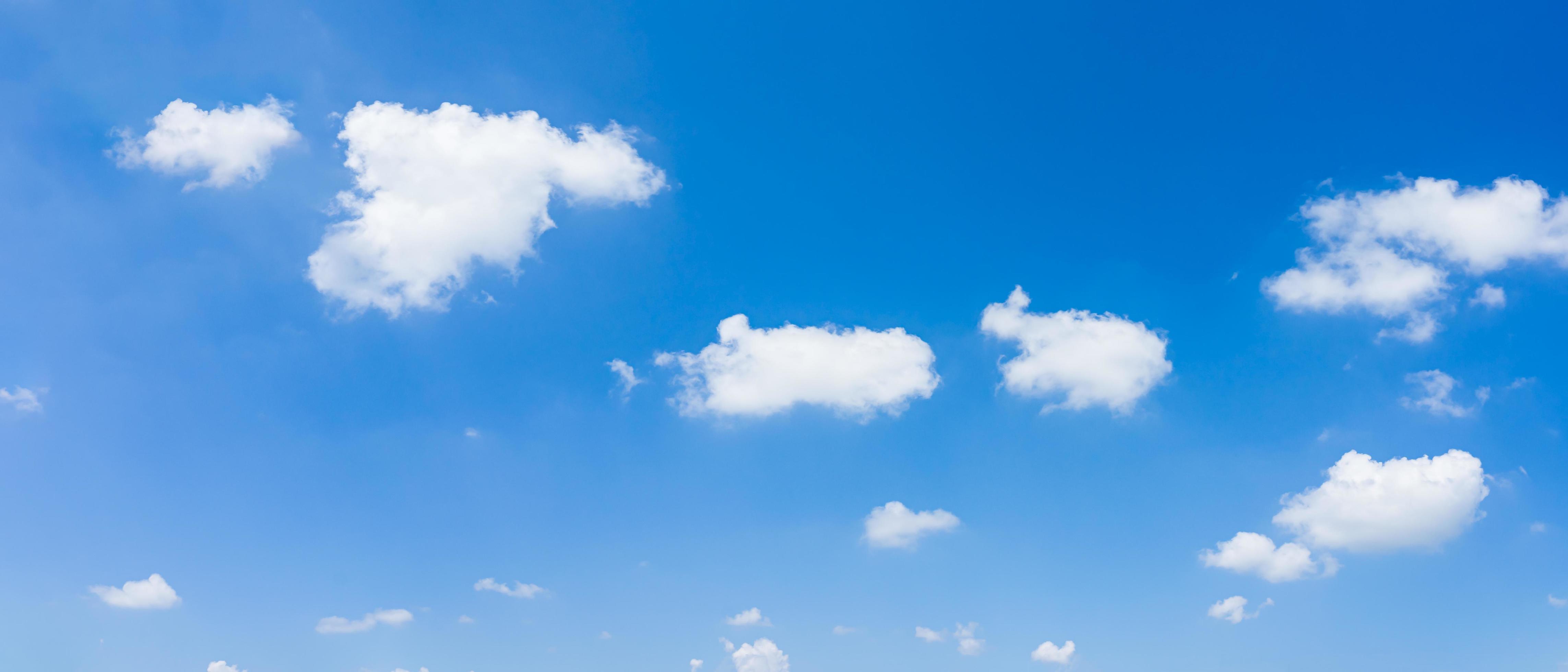 Blue sky and clouds natural background. Stock Free