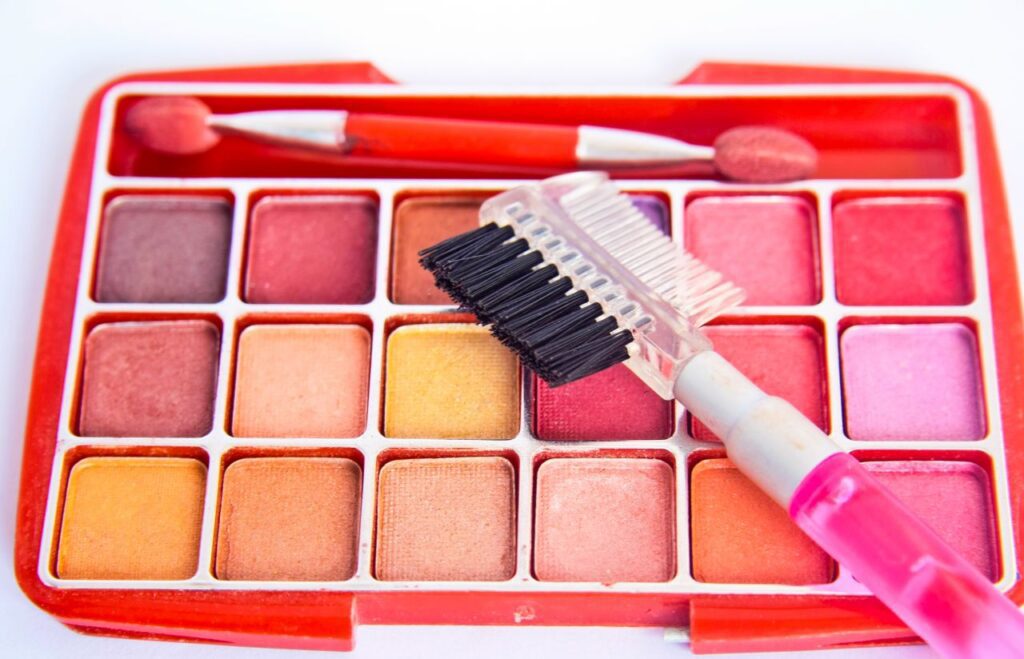 Makeup Colors Brushes Stock Free