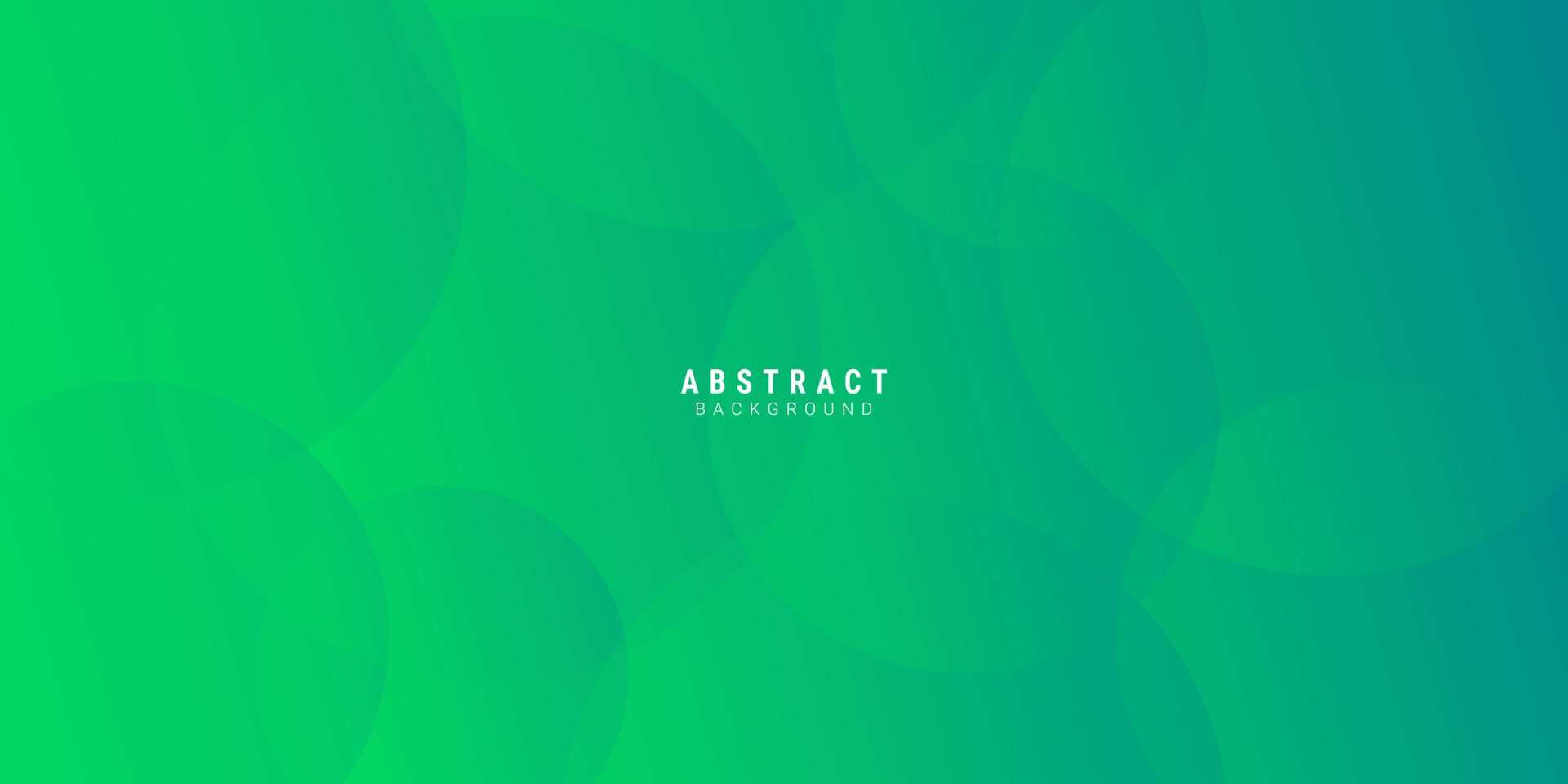 Minimal geometric background. Green elements with fluid gradient Free Vector