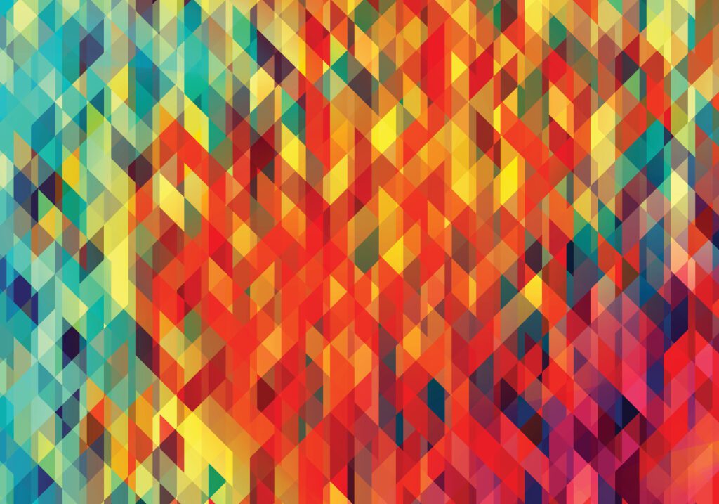 Gradient rhombus polygonal background. Free Vector