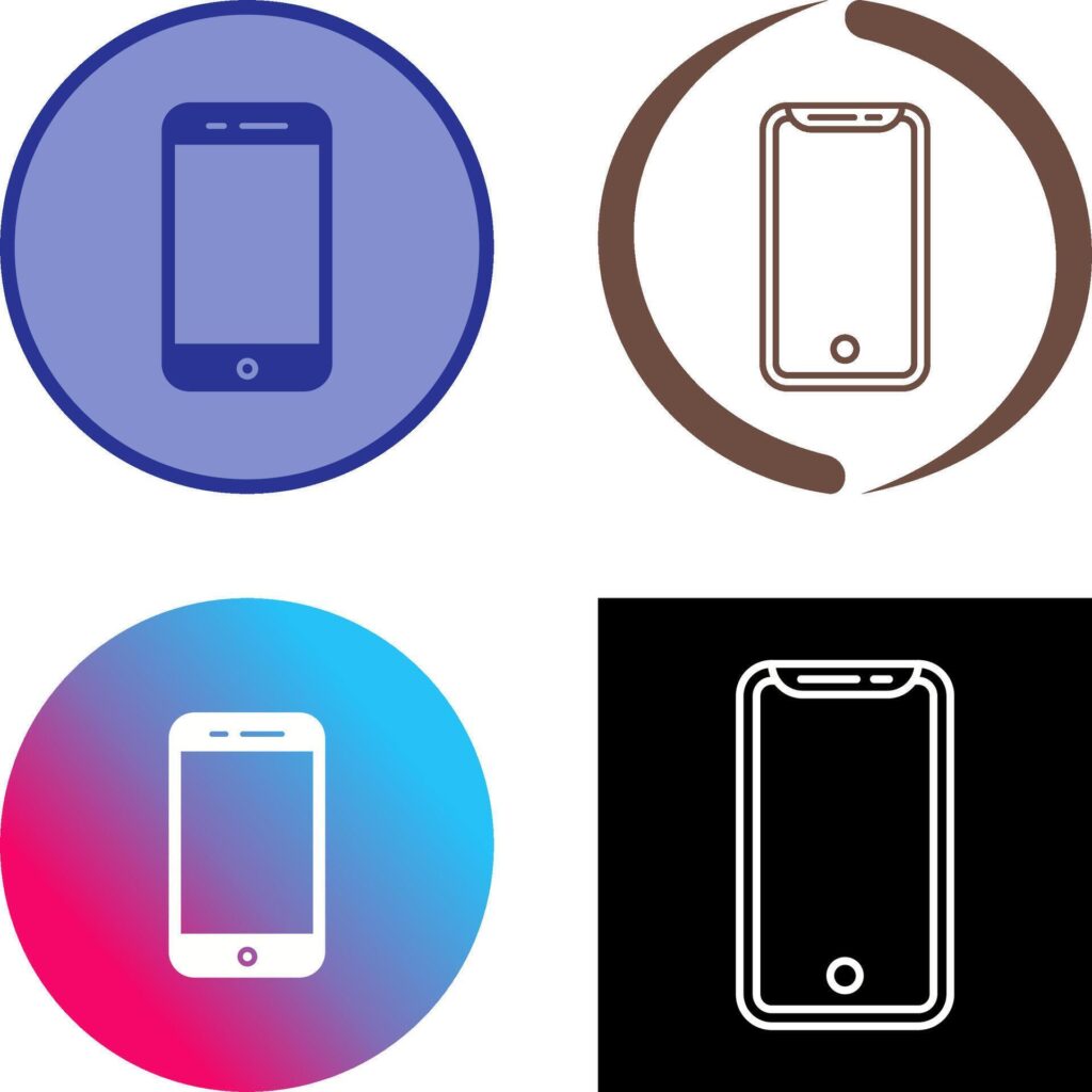 Smartphone Icon Design Stock Free