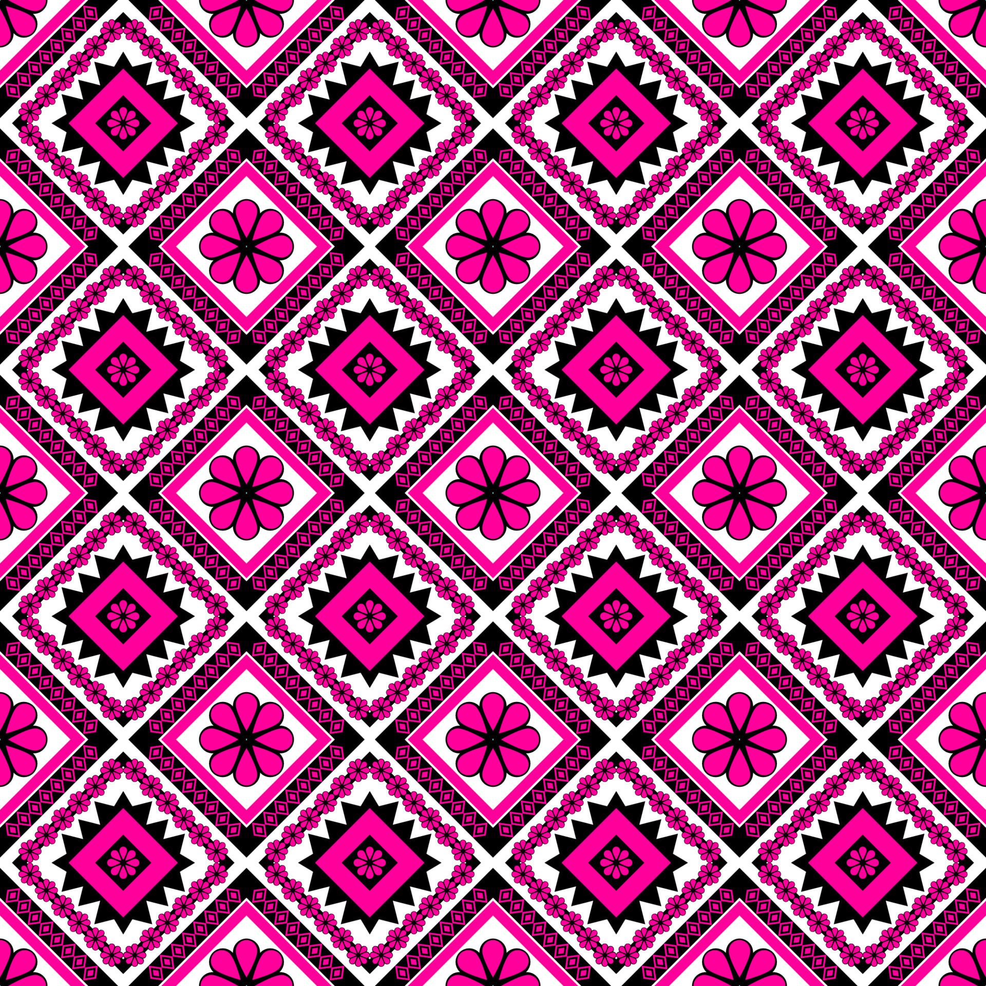 indigenous fabric seamless pattern Colorful vector illustration Free Vector and Free SVG