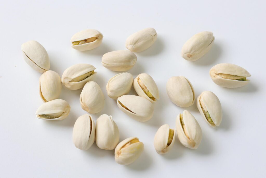 Pistachio nut isolated on white background Stock Free