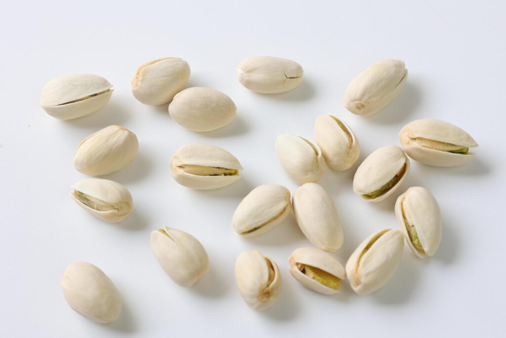 Pistachio nut isolated on white background Stock Free