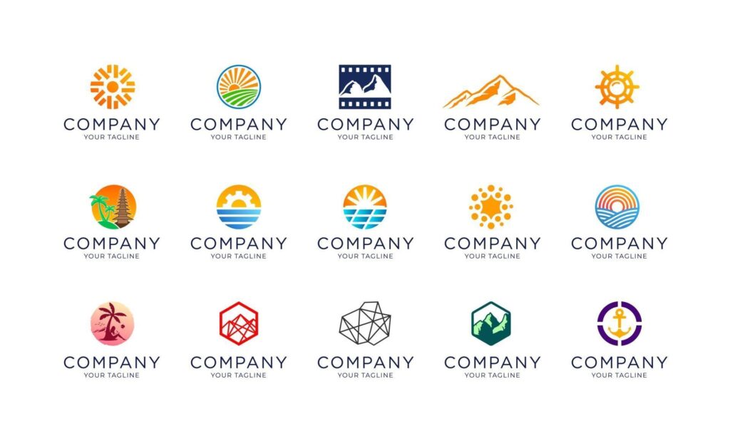 Outdoor and environment logo collection template Stock Free