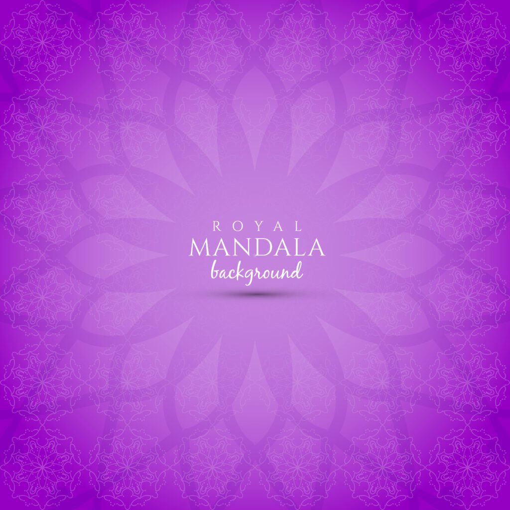 Abstract beautiful luxury mandala vector background Free Vector