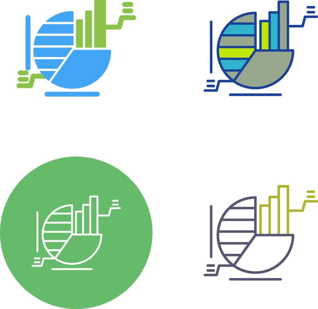 Pie Chart Icon Design Stock Free