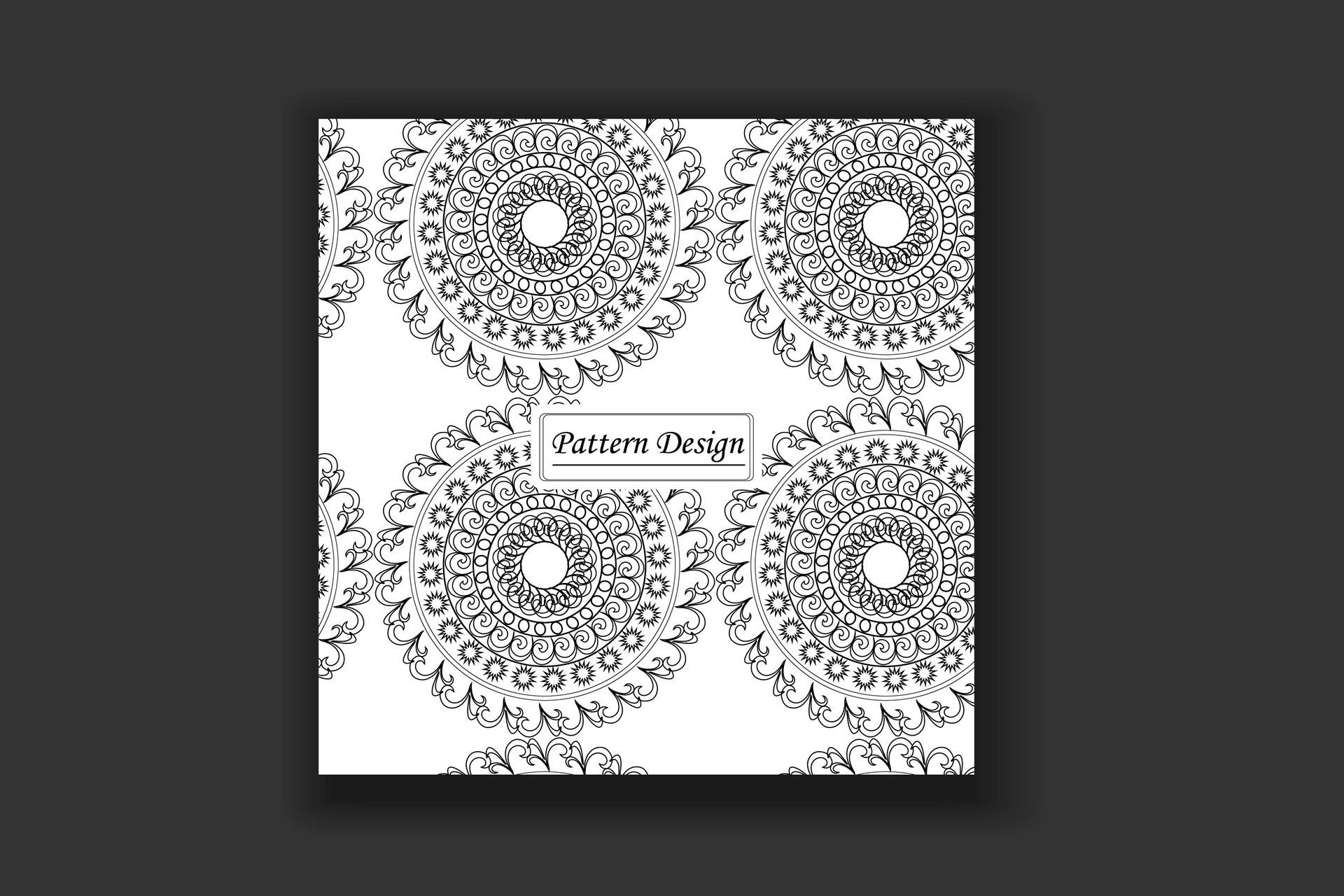 The pattern is used to make a printed pattern fabric. Free Vector