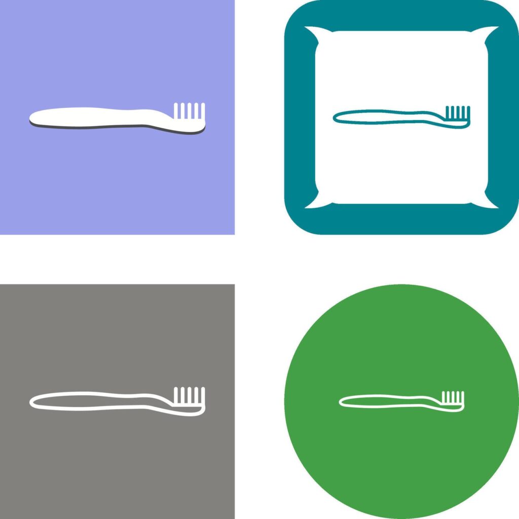 Toothbrush Icon Design Stock Free