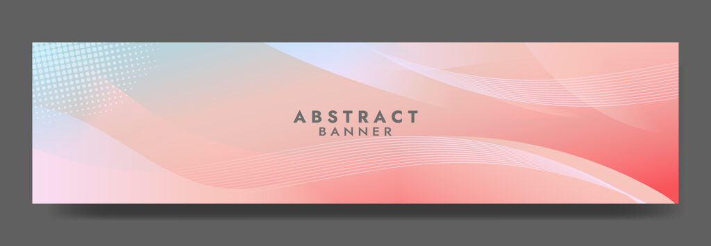 Abstract Pink Fluid Wave Banner Template Free Vector