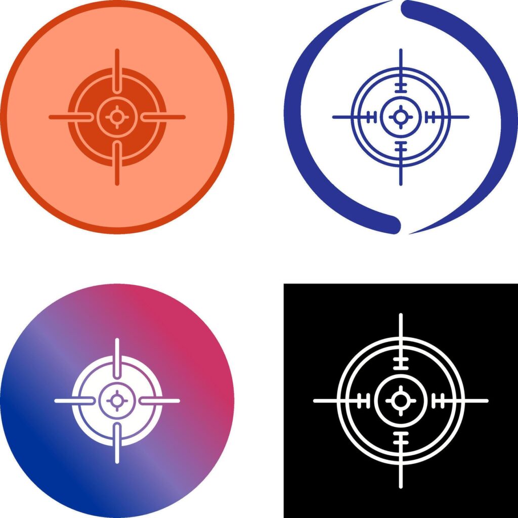 Aim Icon Design Stock Free