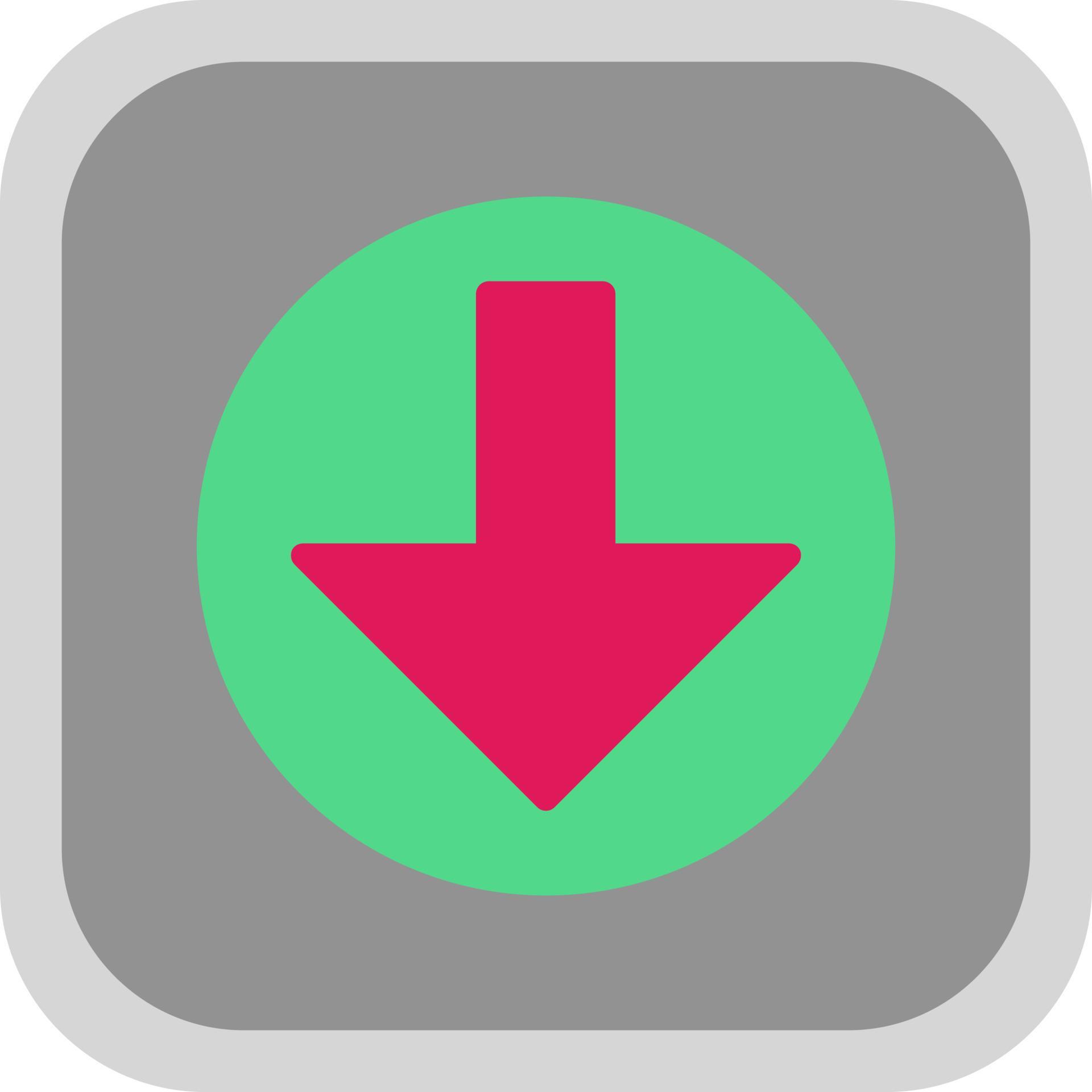 Arrow Alt Circle Down Vector Icon Design Stock Free