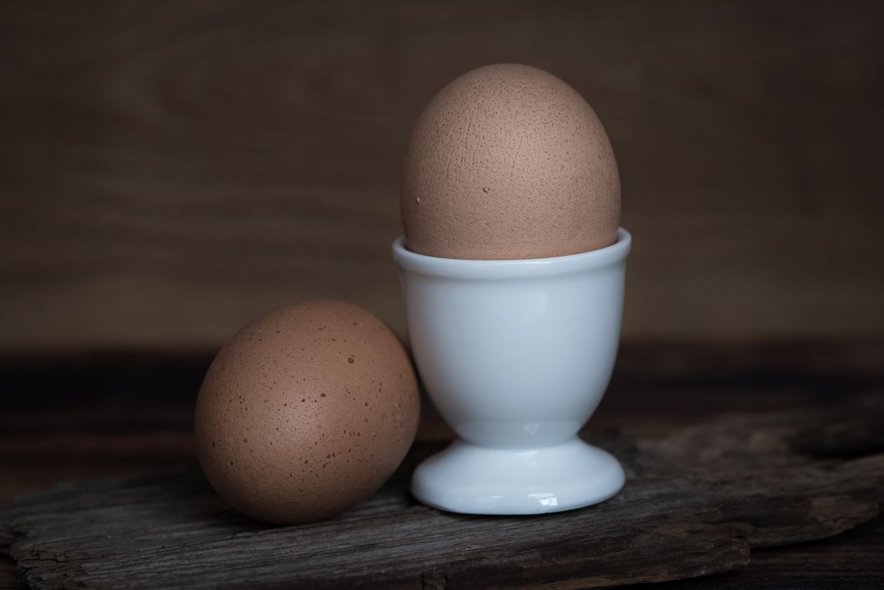 Eggs on Table Stock Free