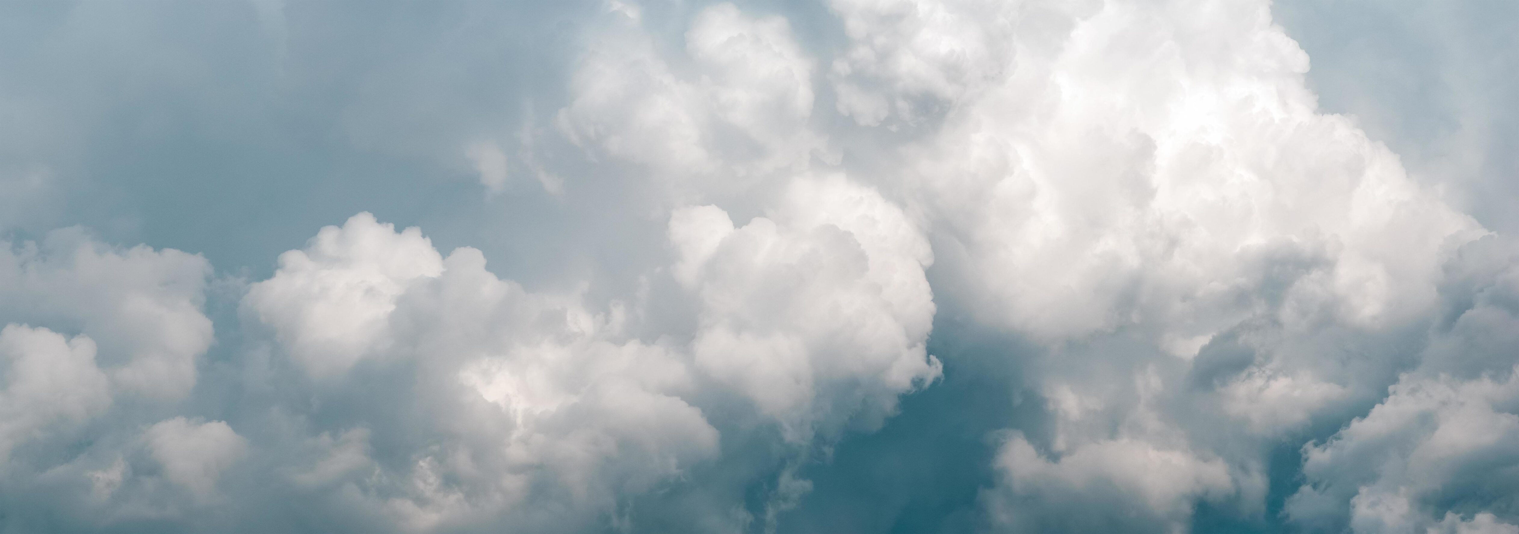 Heavy clouds natural background, dramatic sky, beautiful sky, wide banner size Stock Free