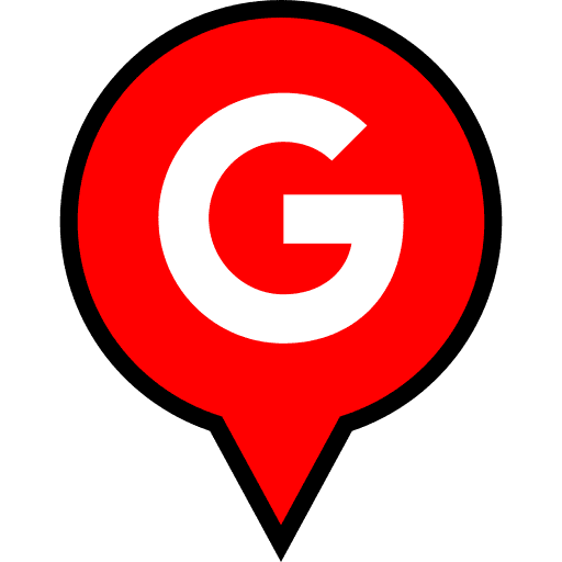 Google, pin, navigation icon