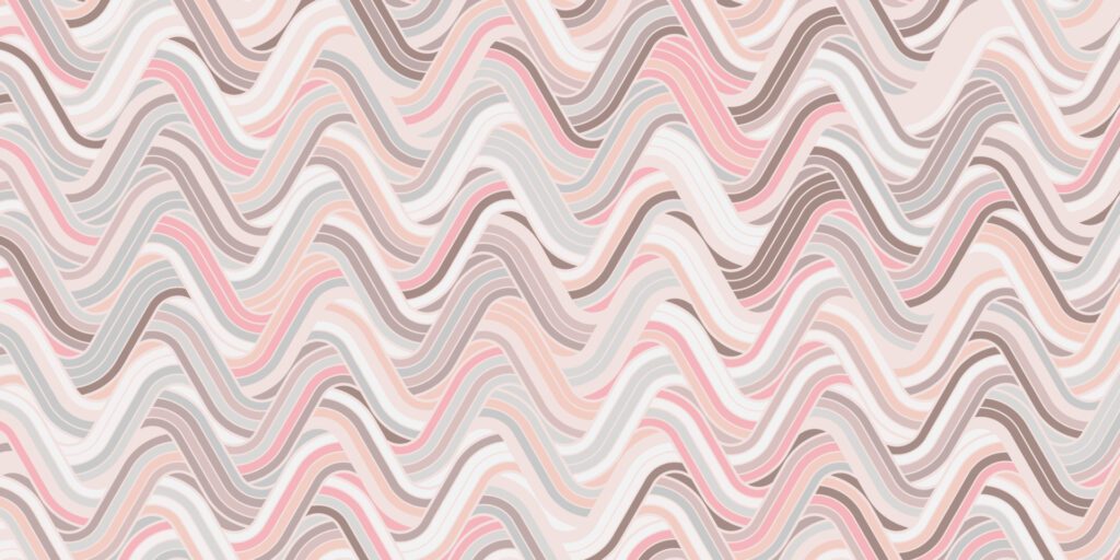 Geometric pattern pink background with stripes lines wave Free Vector