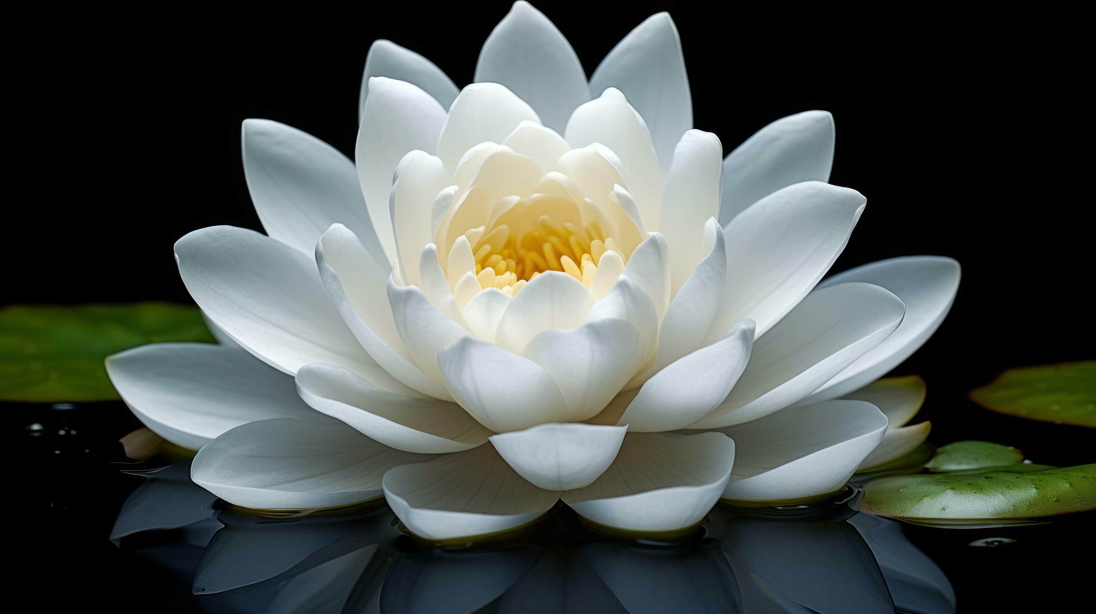 White lotus flower Stock Free