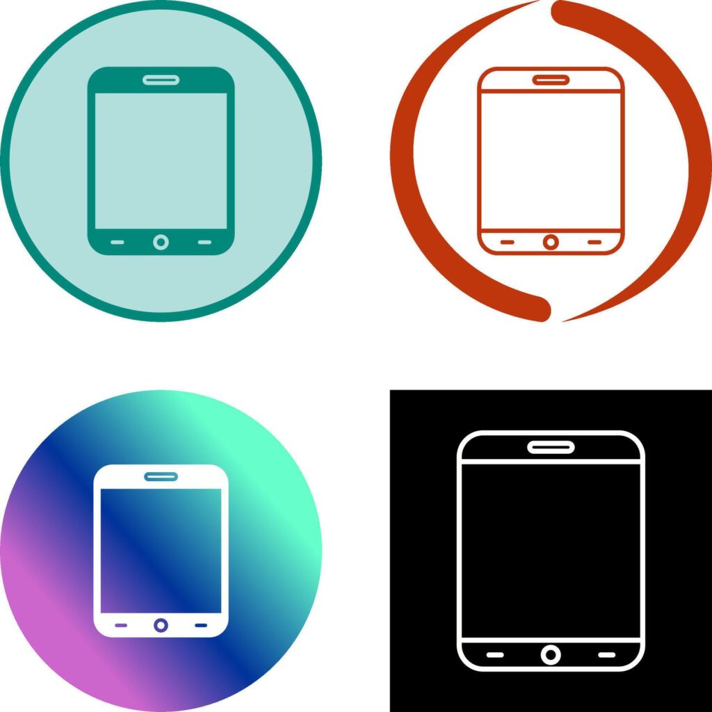 Tablet Icon Design Stock Free