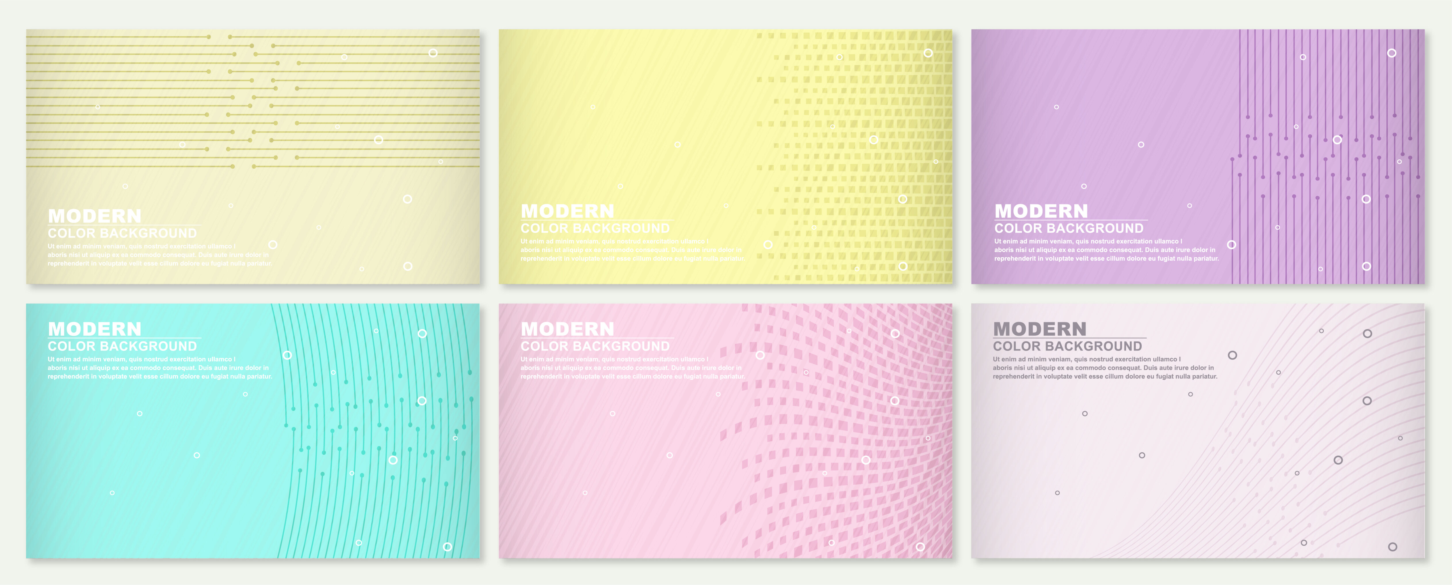 Abstract Line Pattern Geometric Pastel Covers Free Vector