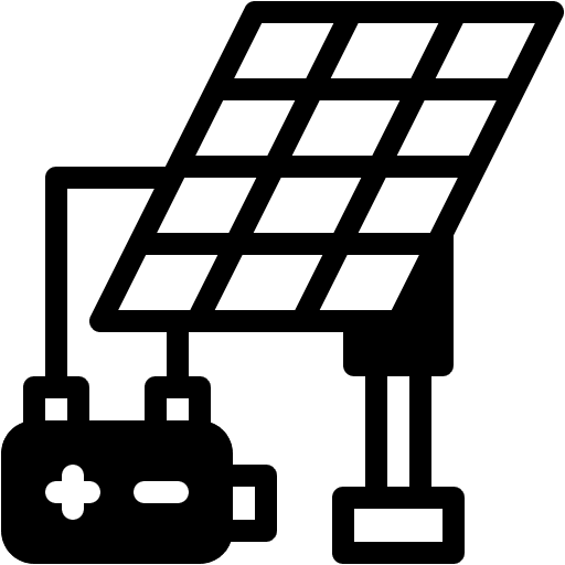 Solar, panel, ecology icon