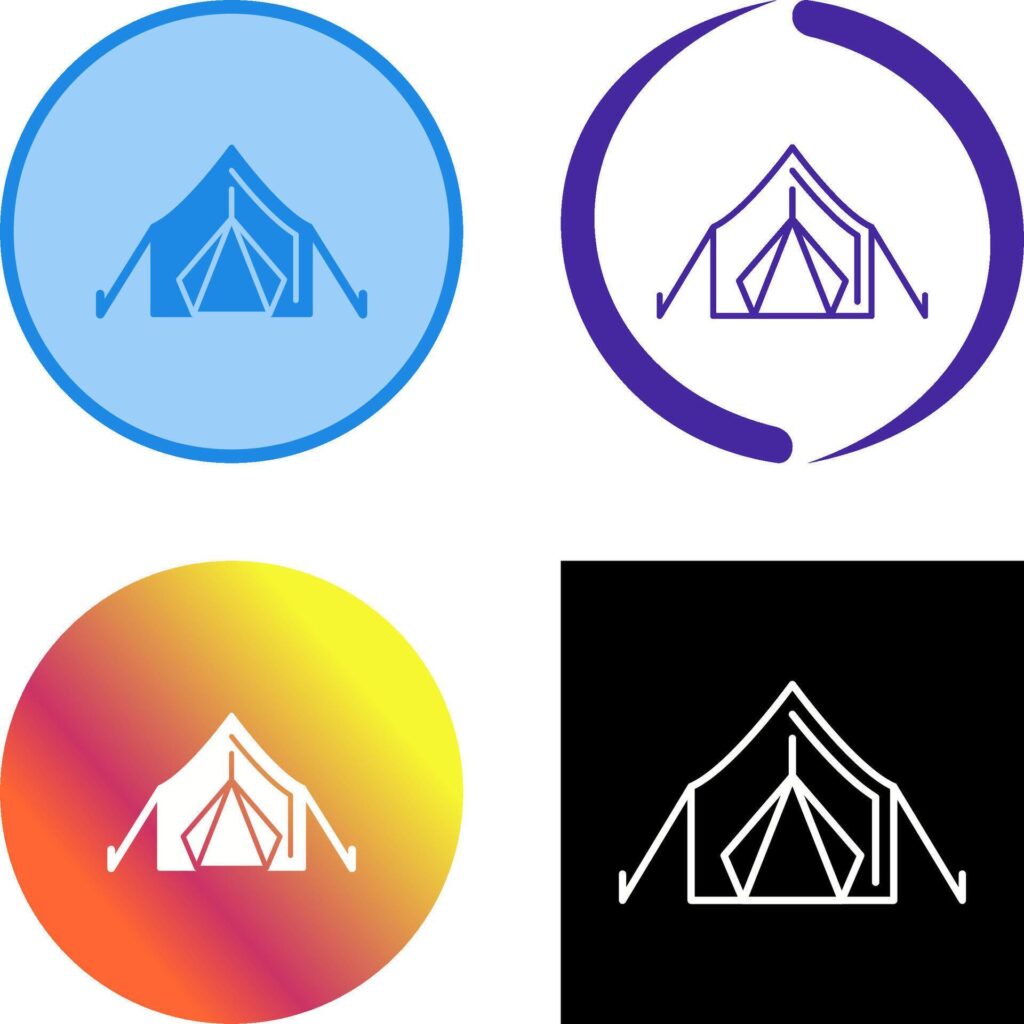 Tent Icon Design Stock Free