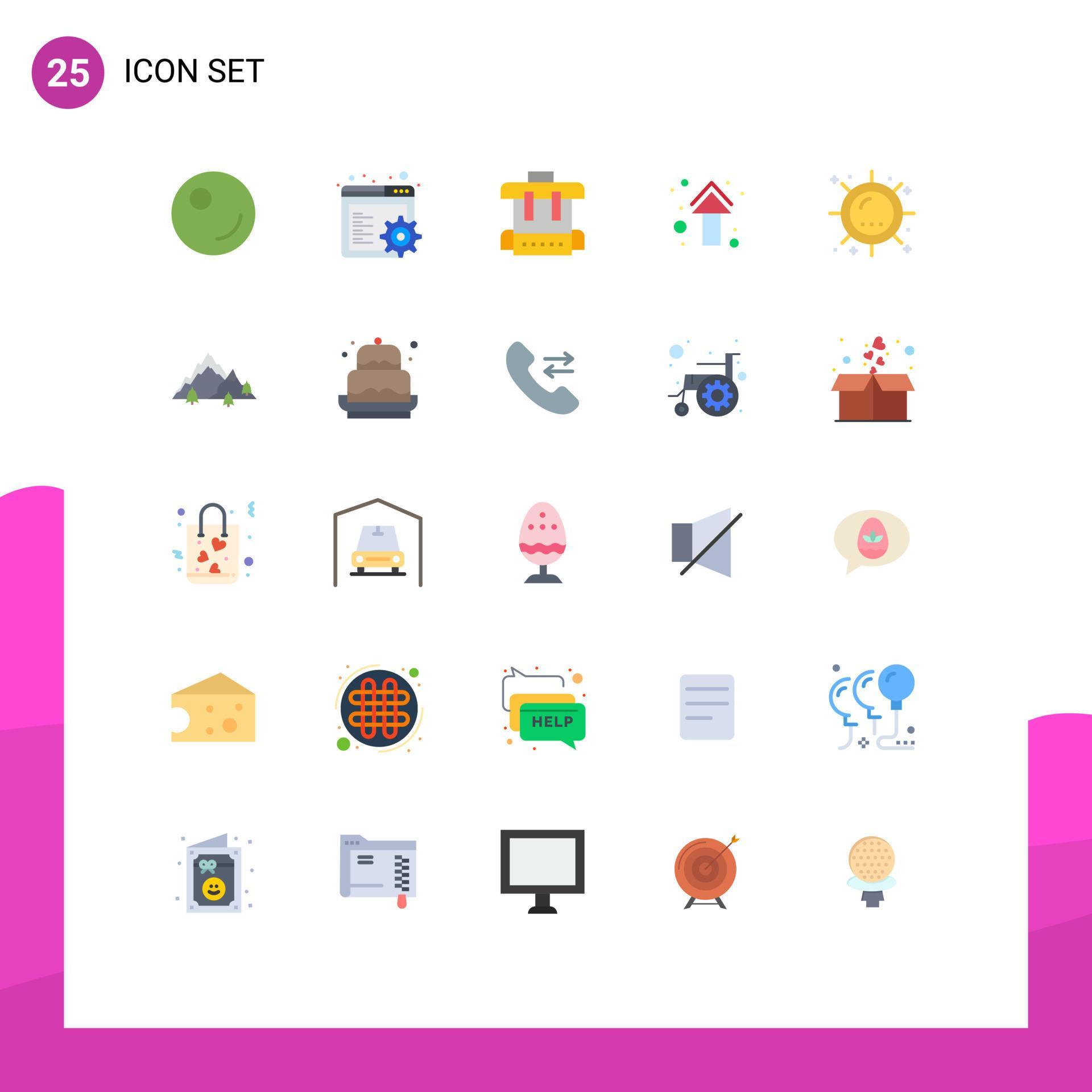 25 Creative Icons Modern Signs and Symbols of sunshine sun arrow summer straight Editable Vector Design Elements Stock Free