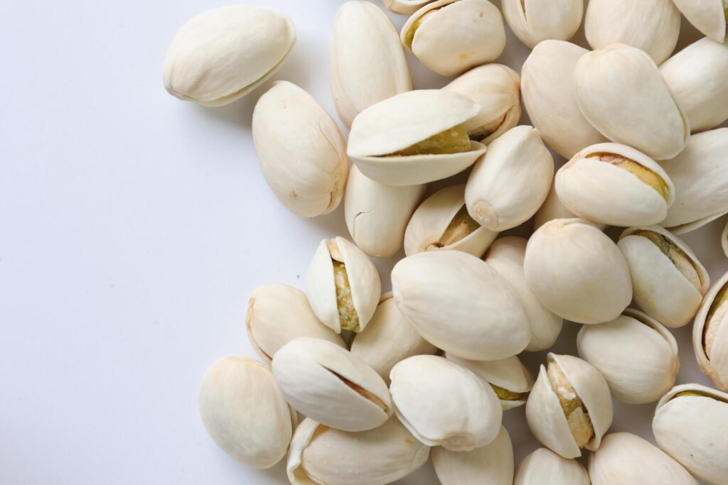 Pistachio nut isolated on white background Stock Free