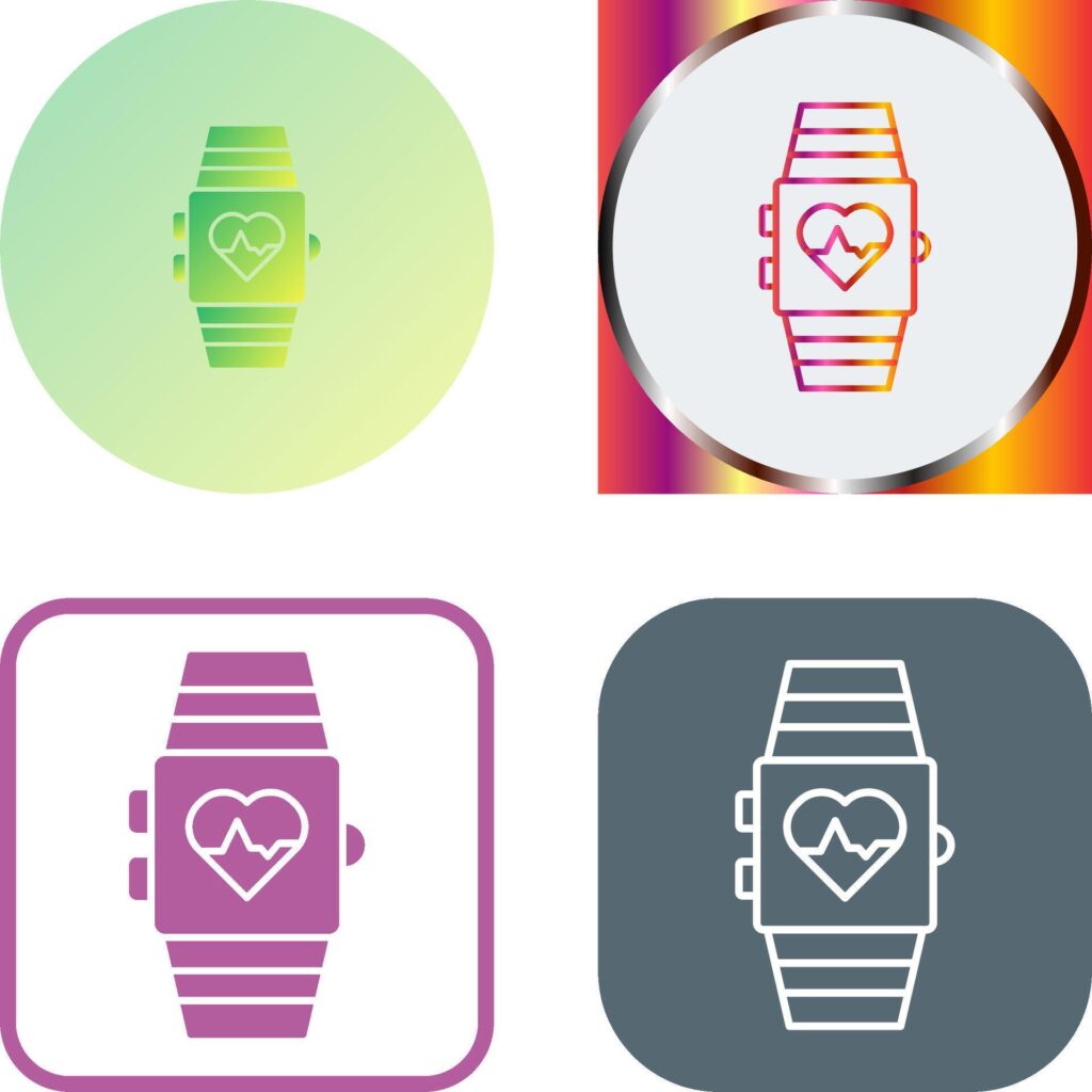 Smartwatch Icon Design Stock Free