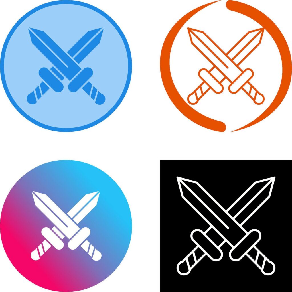 Sword Icon Design Stock Free