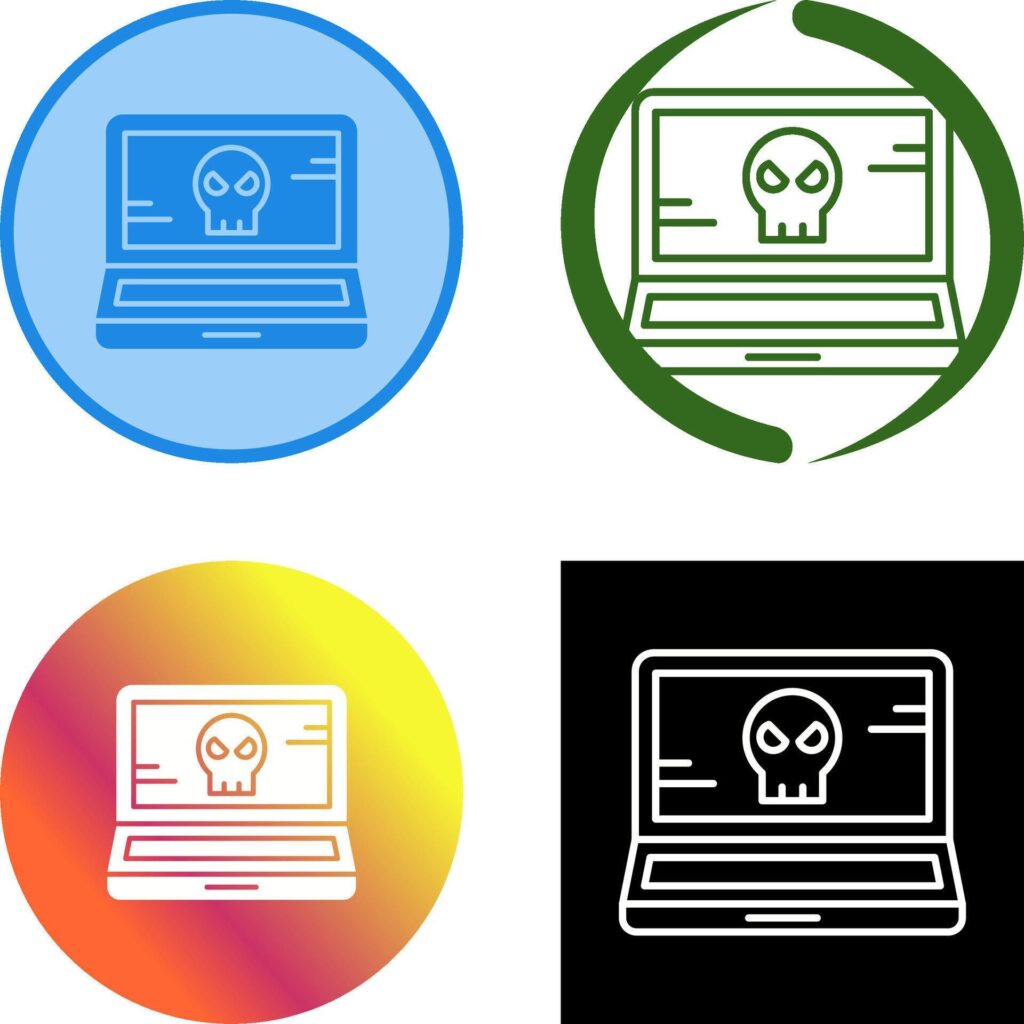 Laptop Icon Design Stock Free