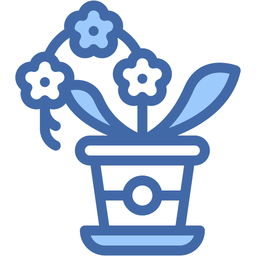 Orchid, indoor, plants icon