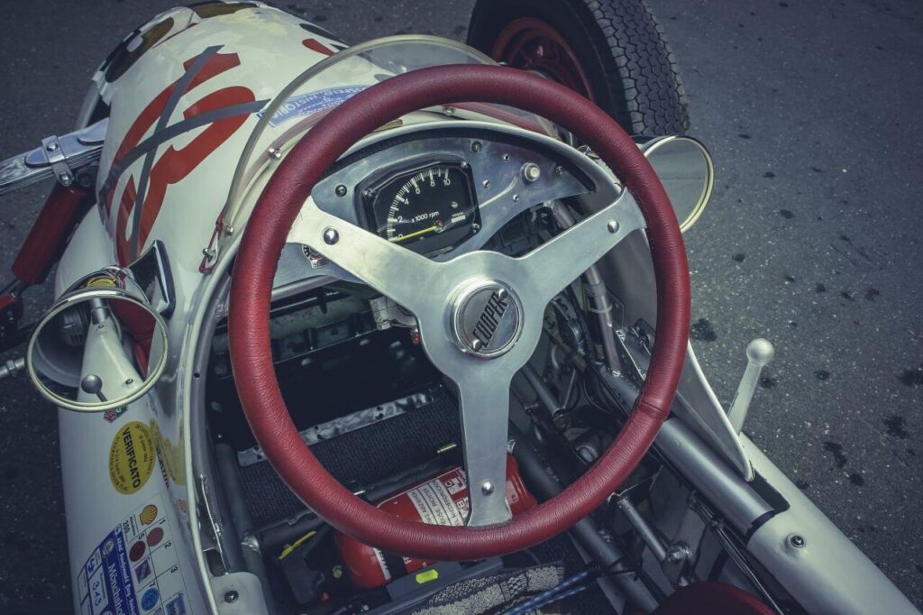 Racing Car Cockpit Stock Free