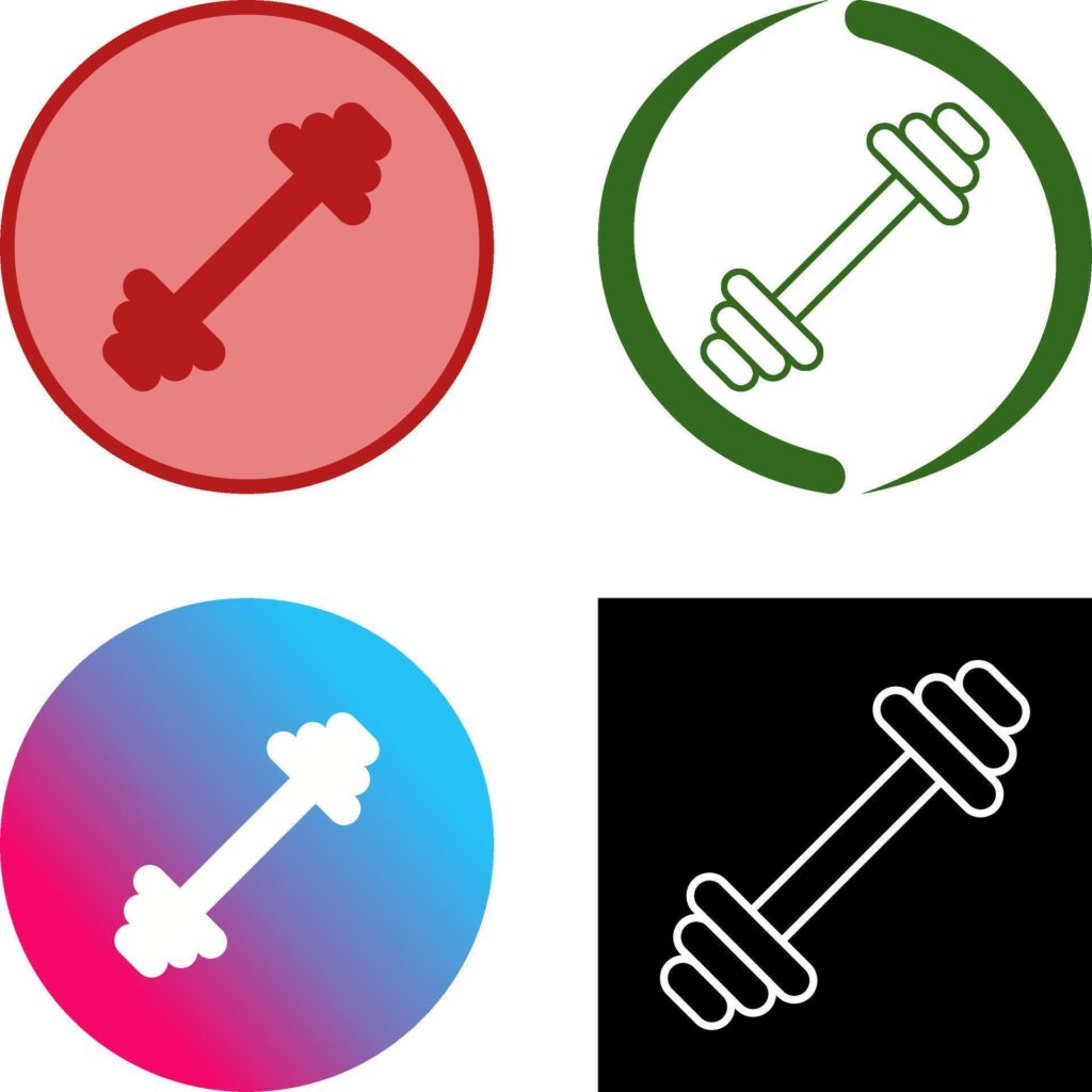 Gym Icon Design Stock Free