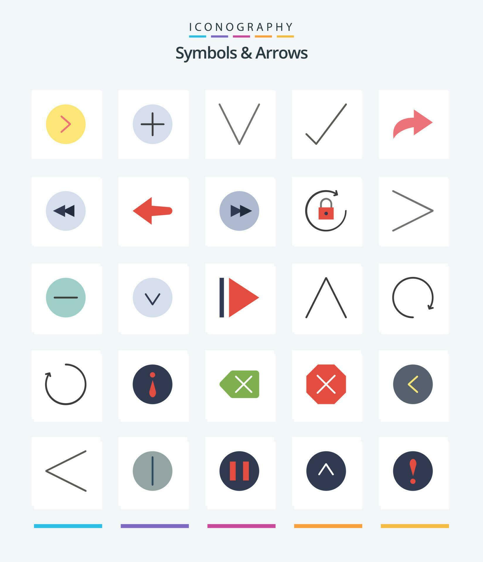 Creative Symbols Arrows 25 Flat icon pack Such As arrow. circle. down. backward. arrow Stock Free