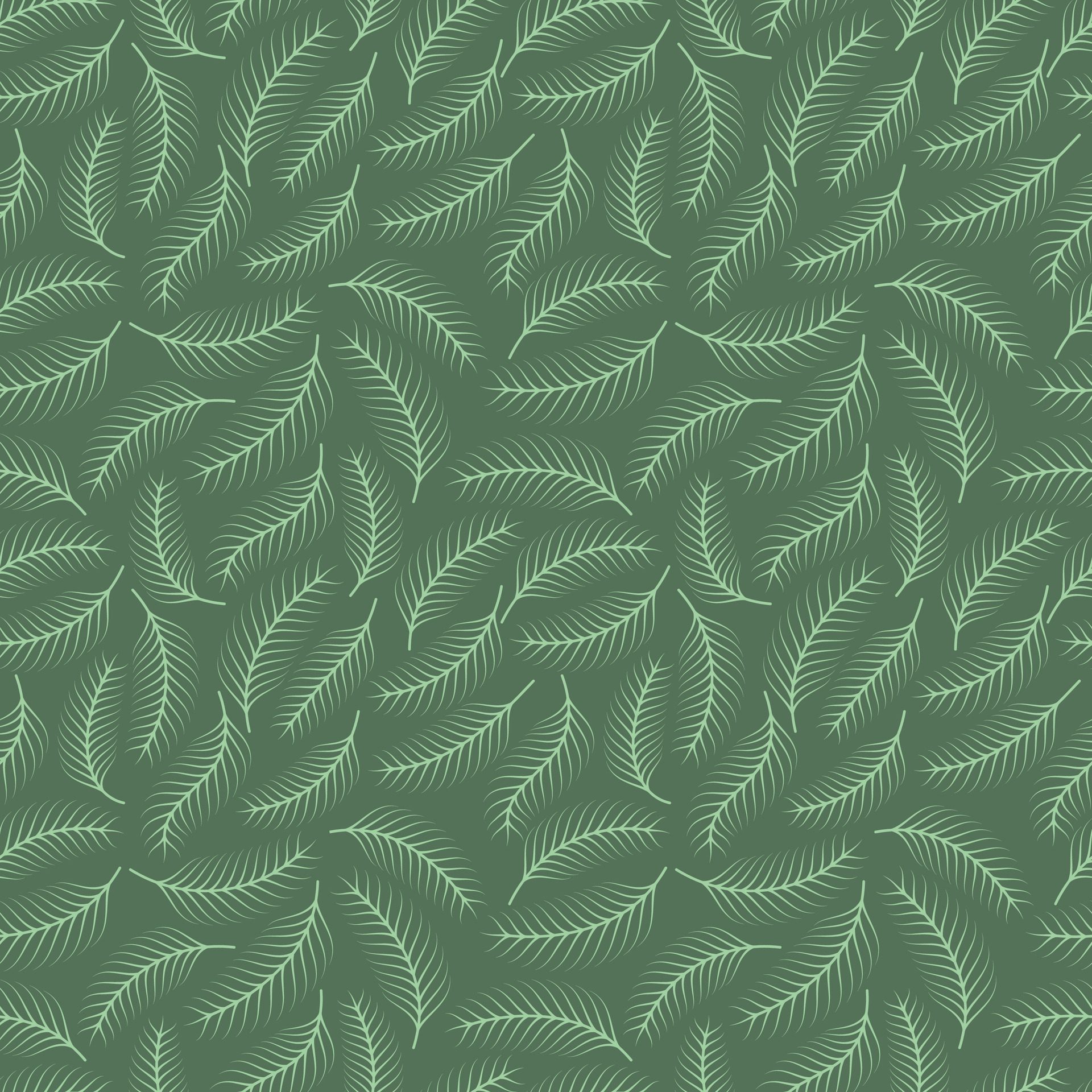 Palm Leaves Pattern Background Free Vector