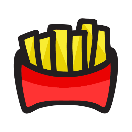 Fast food, french fries, fries icon