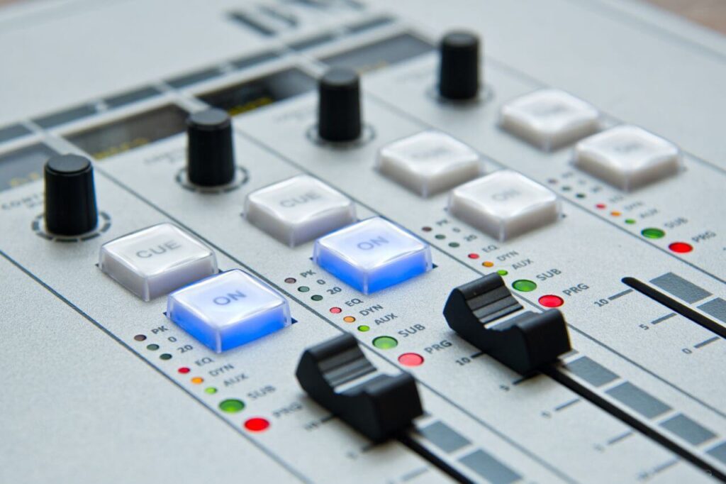 Audio mixer Stock Free