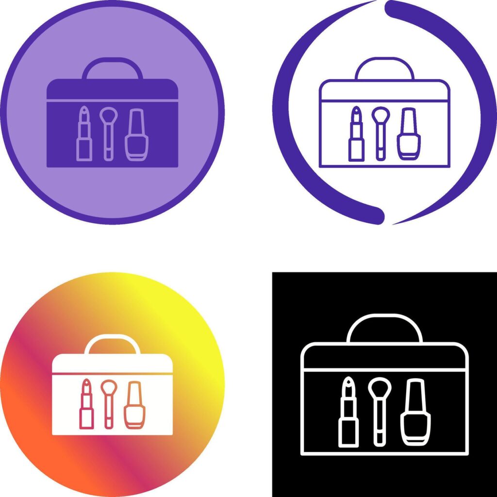 Cosmetics Box Icon Design Stock Free