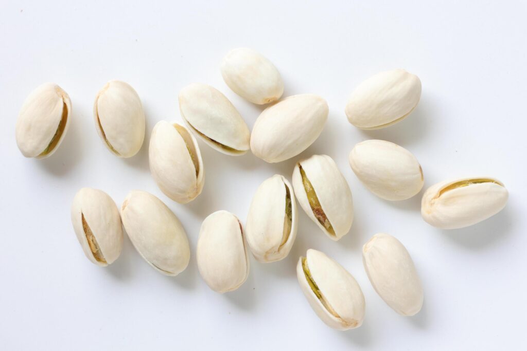 Pistachio nut isolated on white background Stock Free