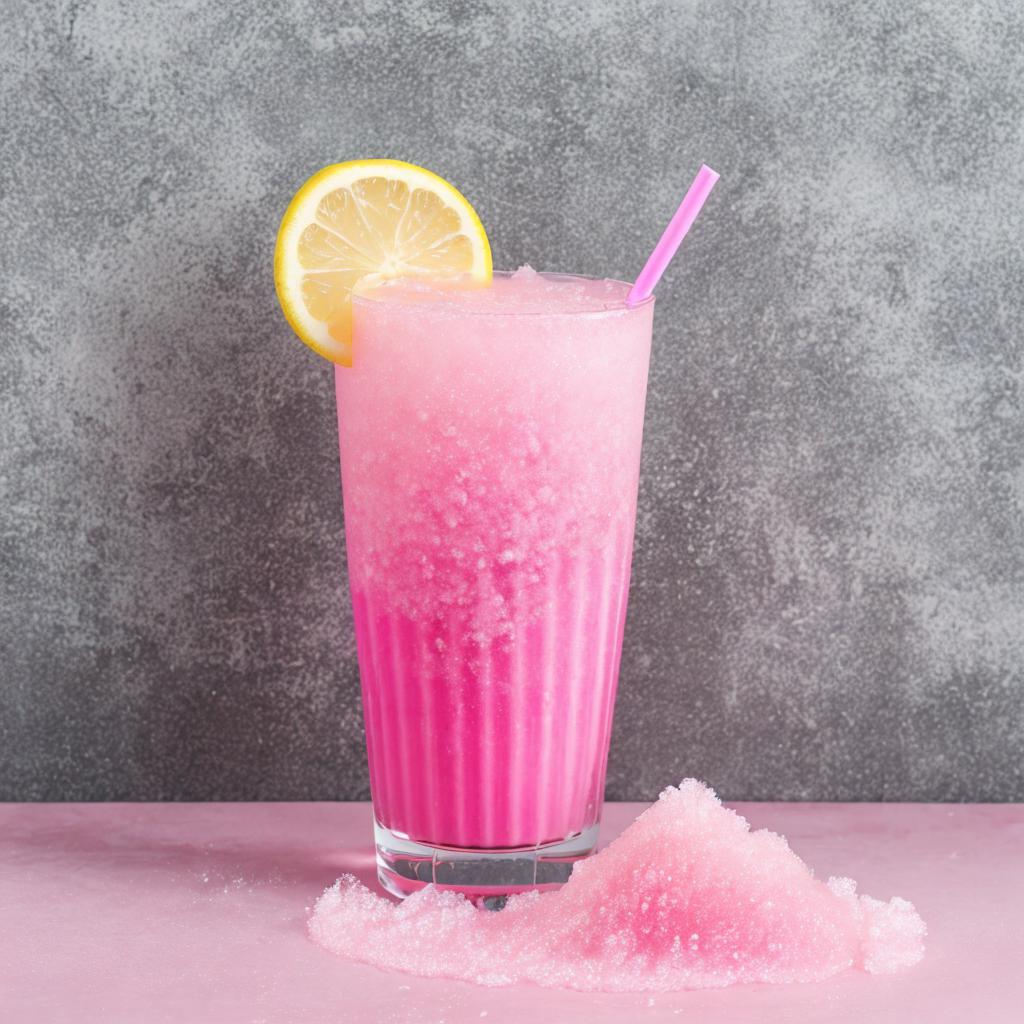 Pink lemonade slushy world by @ai_generated