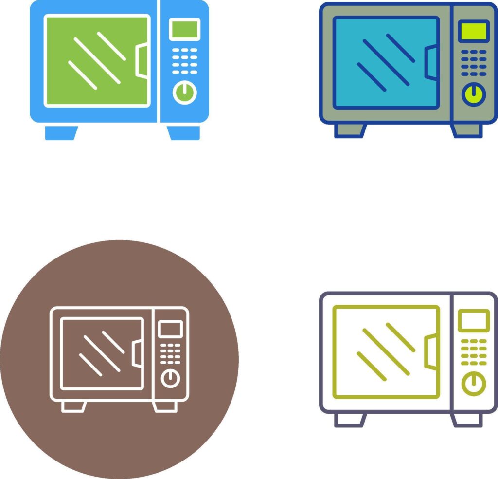 Microwave Icon Design Stock Free