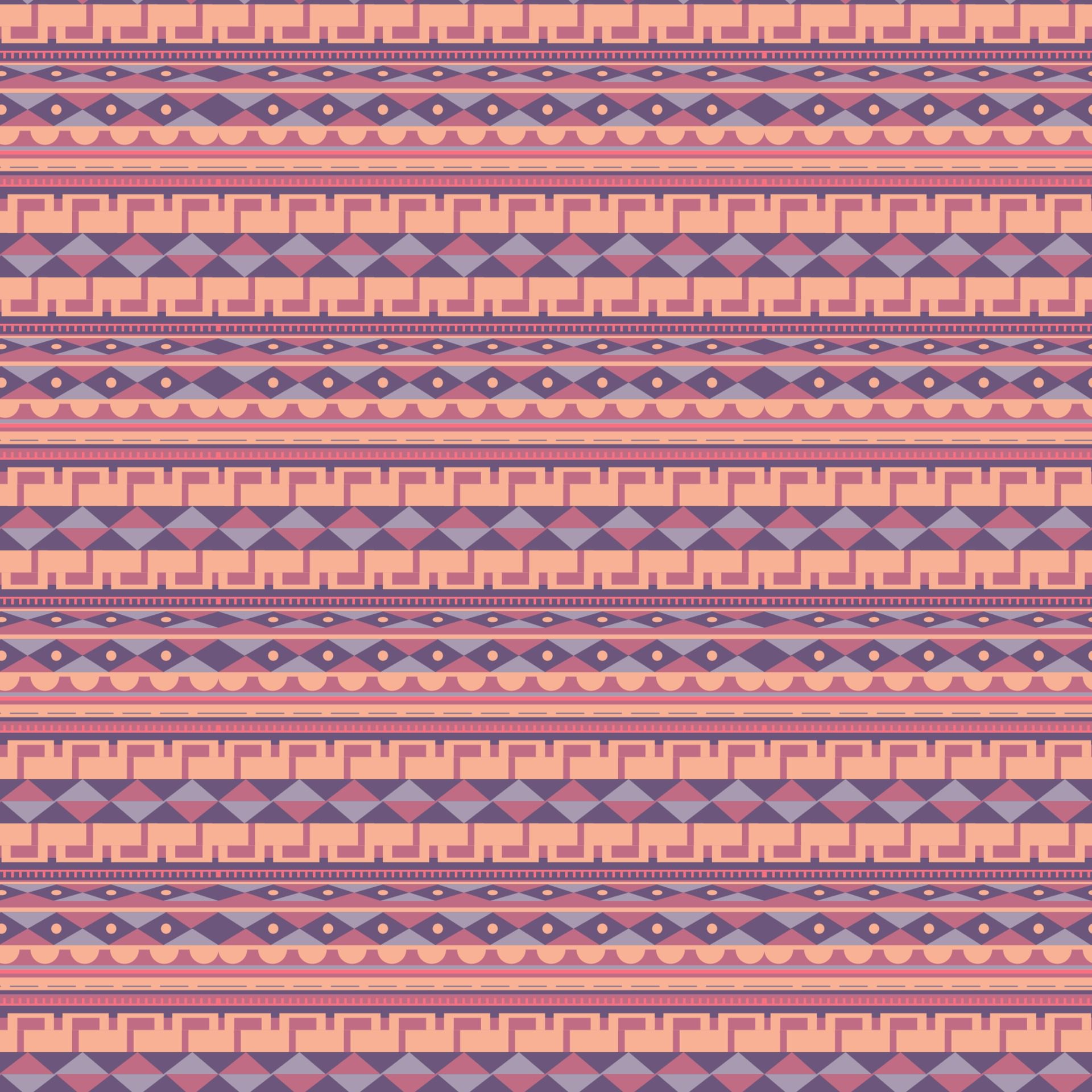 Cute ethnic seamless pattern colorful feminine background Free Vector