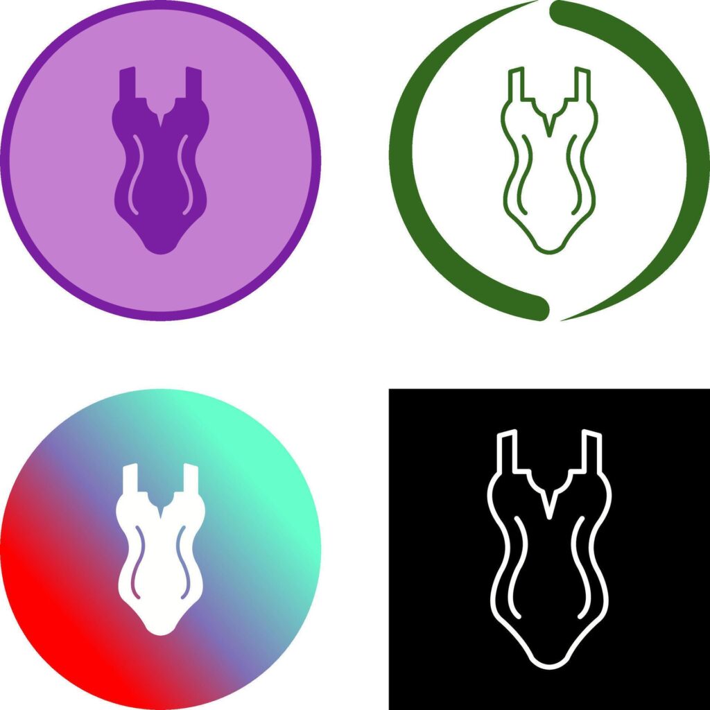 Swim Suit Icon Design Stock Free