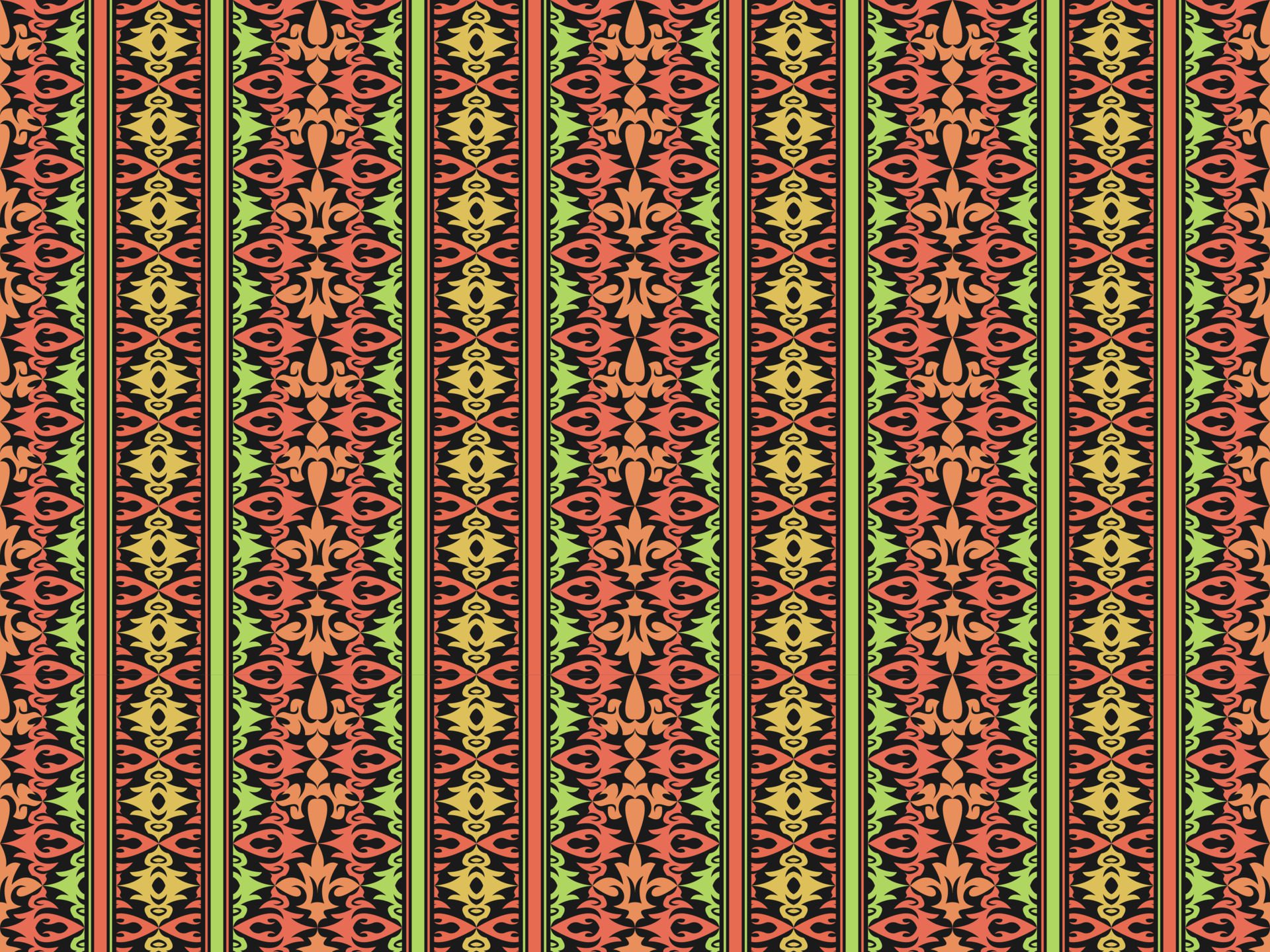 elegant ethnic pattern background Free Vector